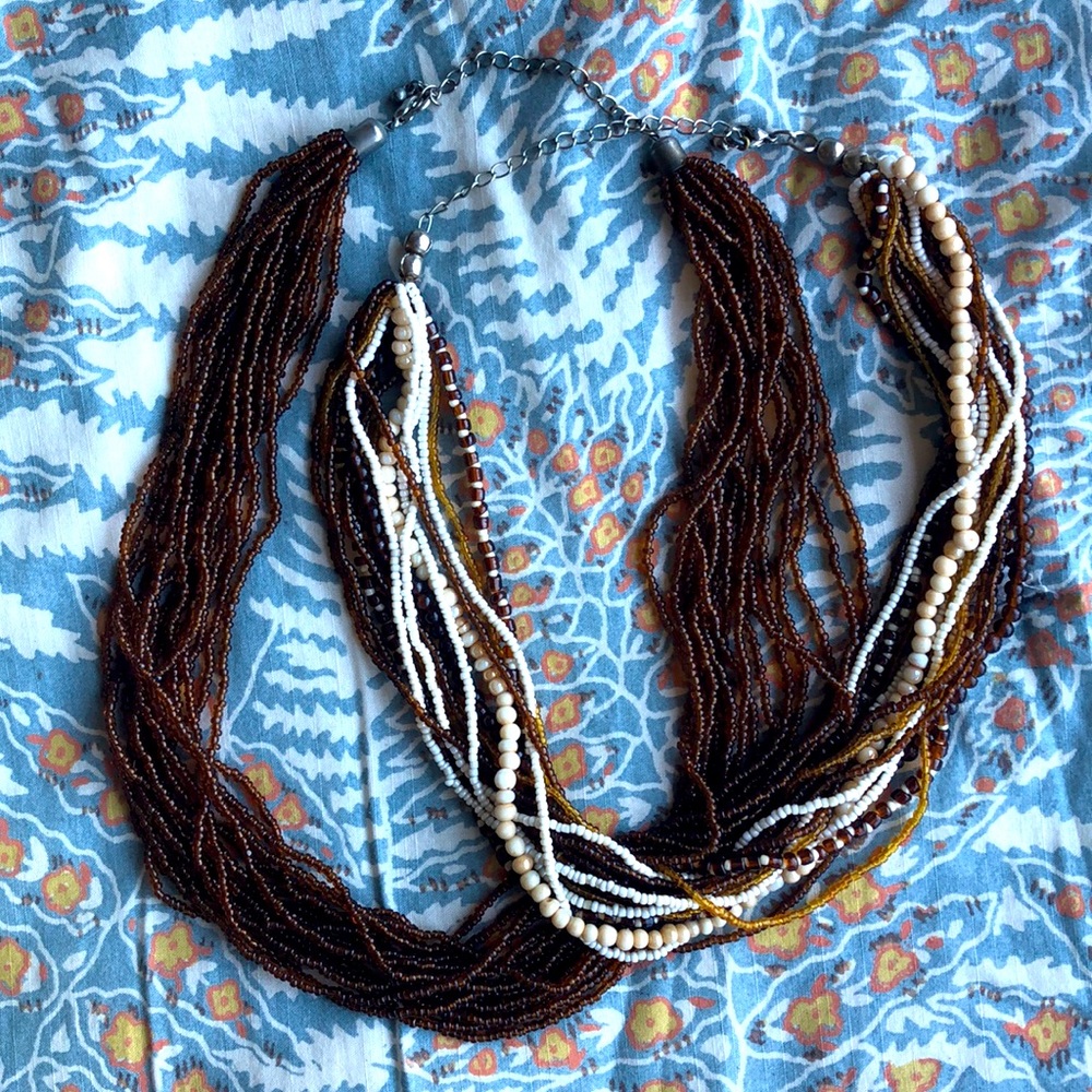 Multi strand necklaces